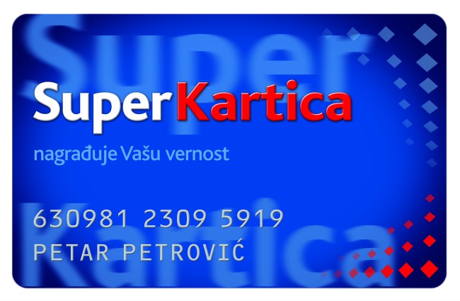 Super Kartica1 SUPERKARTICA: Svuda plaća, još više vraća!