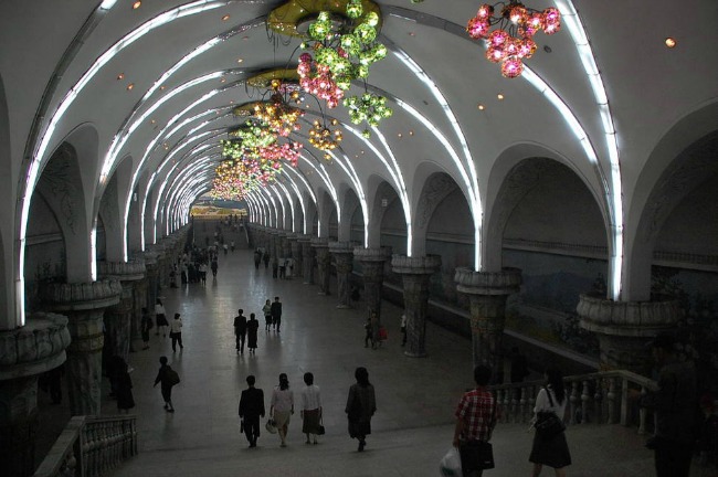 pjongjang severna koreja Najlepše podzemne železnice sveta 