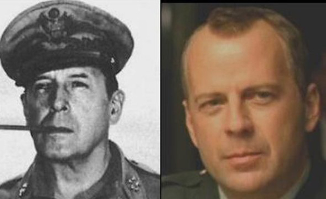 Bruce Willis i general Douglas MacArthur Dvojnici poznatih iz prošlosti 