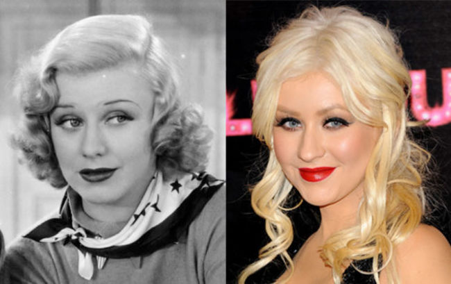 Christina Aguilera i Ginger Rogers Dvojnici poznatih iz prošlosti 