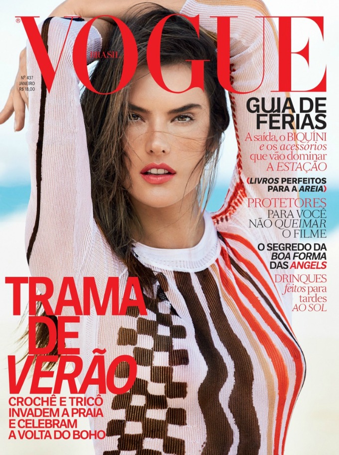 alesandra ambrosio na naslovnici magazina vogue brazil 1 Prelepa Alesandra Ambrosio na naslovnici magazina Vogue Brazil