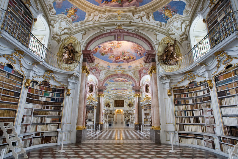 admont abbey monastery library austria 3 Najlepše biblioteke sveta: Admont Opatija, Austrija