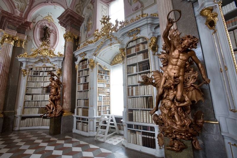 admont abbey monastery library austria 4 Najlepše biblioteke sveta: Admont Opatija, Austrija