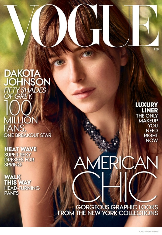 zvezda filma 50 nijansi sive na naslovnici magazina vogue 1 Zvezda filma 50 nijansi sive na naslovnici magazina Vogue