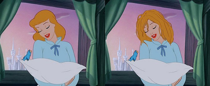 Cinderella waking up actual bed head Kako bi kosa Diznijevih princeza izgledala u realnom životu