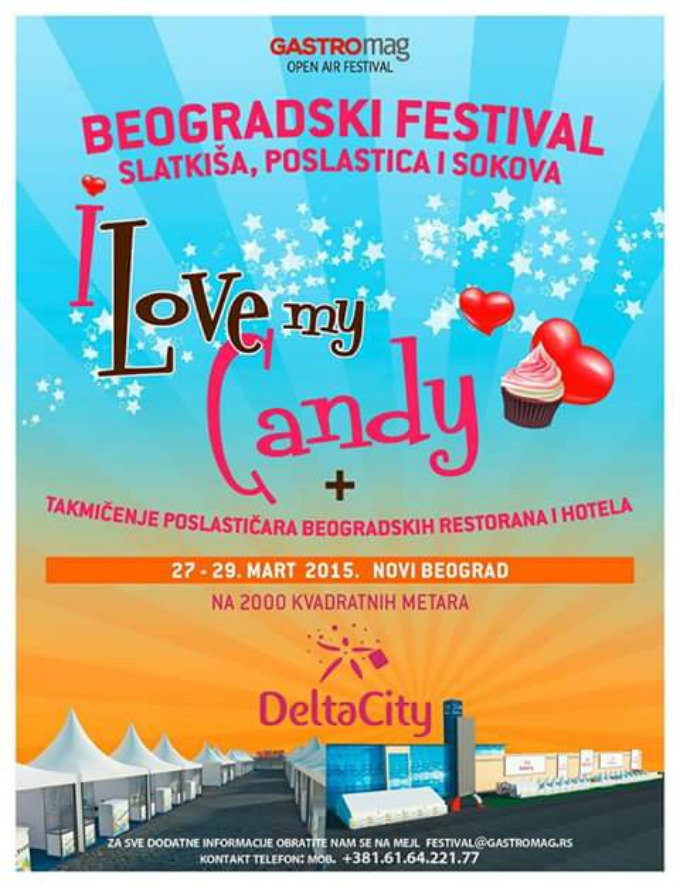 festival Svetska zvezda Martin Čifers gostuje na prvom Beogradskom festivalu slatkiša I Love my Candy“