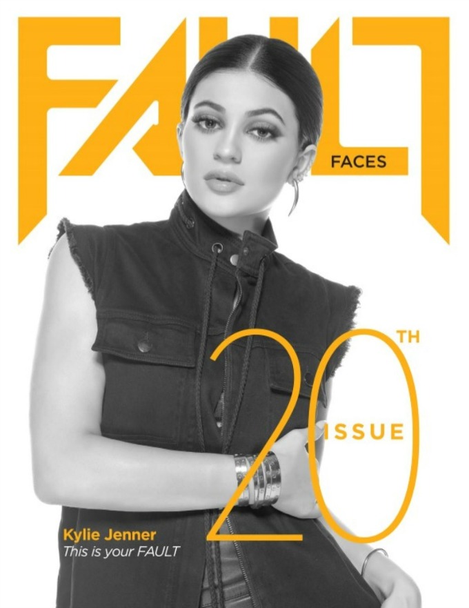 kajli dzener na naslovnici magazina fault 2 Kajli Džener na naslovnici magazina Fault