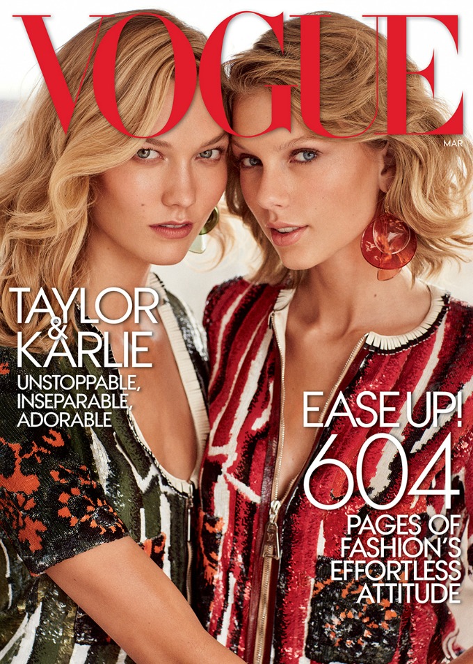 tejlor svift i karli klos na naslovnici magazina vogue 4 Tejlor Svift i Karli Klos na naslovnici magazina Vogue