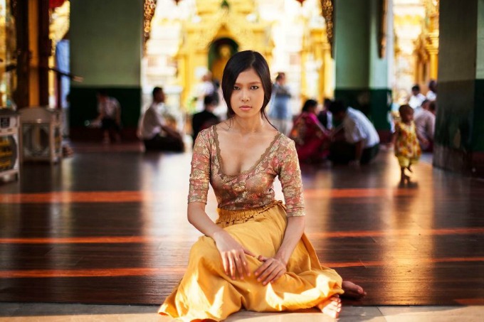 zena iz mjanmara Atlas lepote na ženskim licima