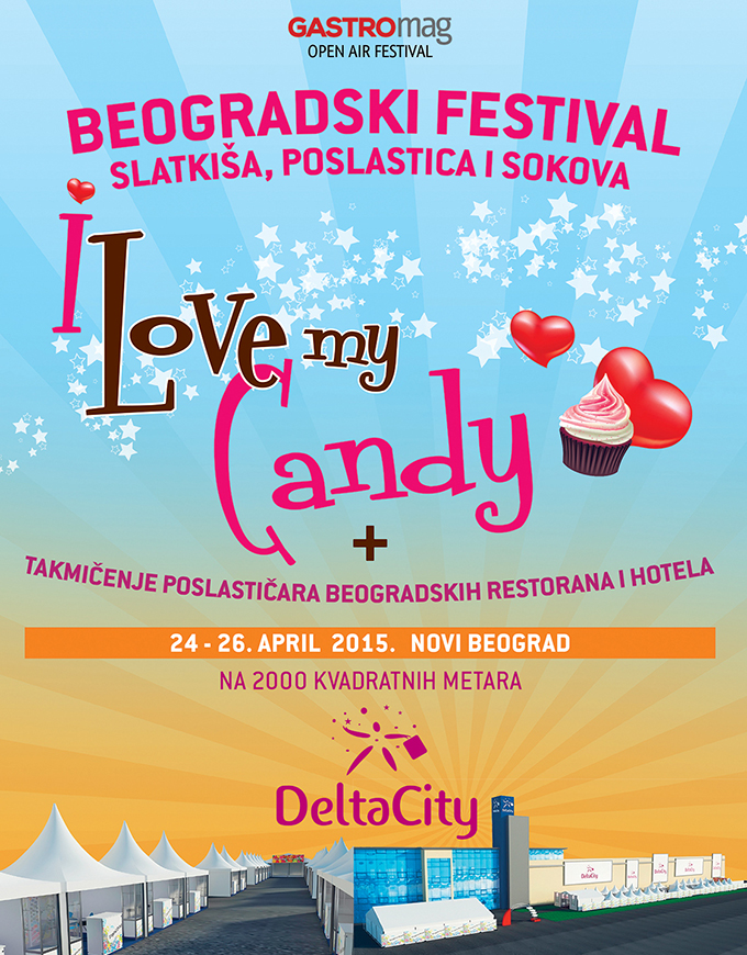 Beogradski festival slatkisa Prvi Beogradski festival slatkiša ispred Delta City ja