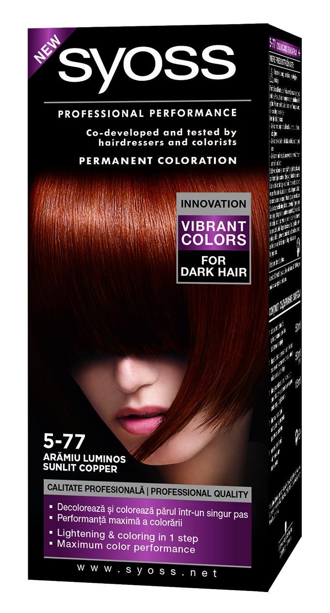 Syoss Vibratn2 Posvetljivanje i bojenje tamne kose u jednom koraku