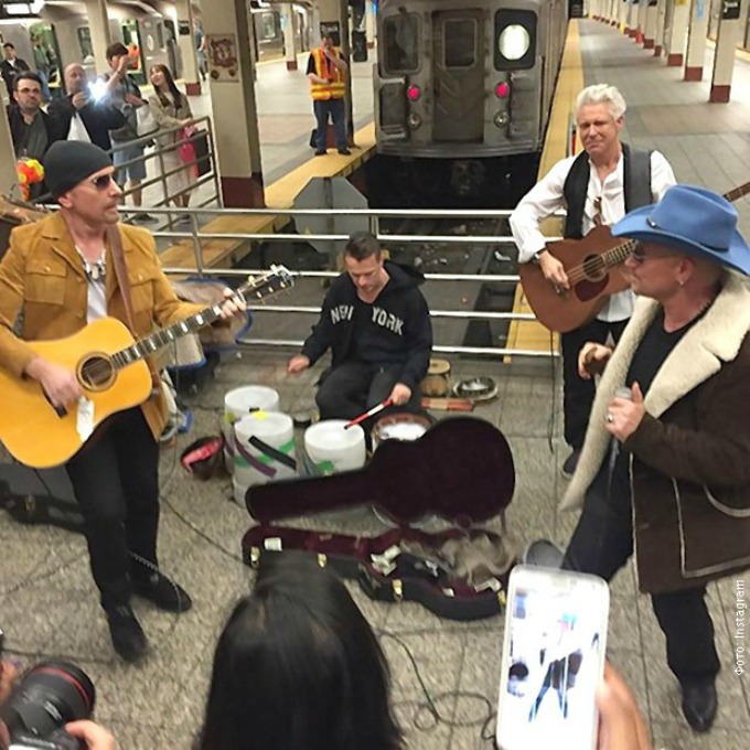 koncert u metrou 1 Grupa U2 svirala u metrou