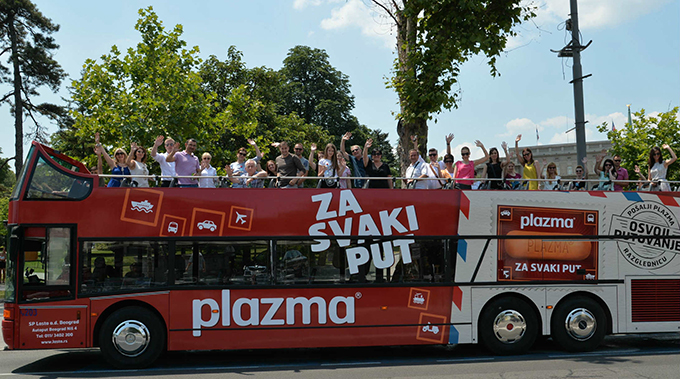 Plazma za svaki put turisticki autobus za razgledanje Beograda Plazma za najlepše uspomene 
