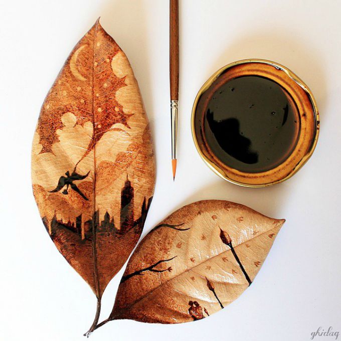 slikanje talogom od kafe 2 Umetnička dela nastala pomoću taloga od kafe