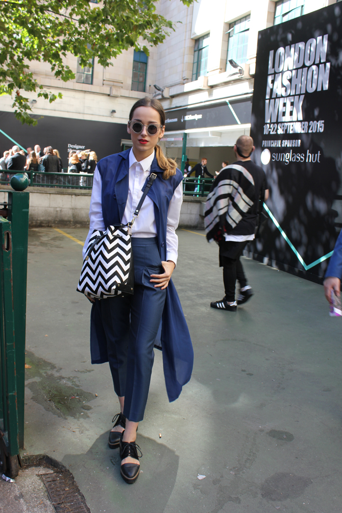 modna blogerka rut Ekskluzivno: Drugi dan London Fashion Week a