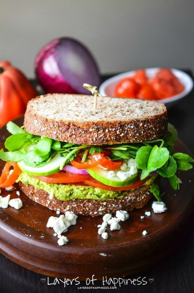 Vegeterijanski sendič Zdrav ručak za posao   neka to bude sendvič!