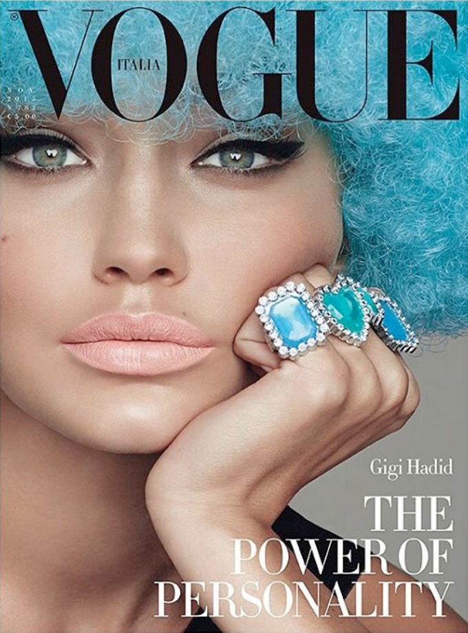 dzidzi hadid vogue italia 2 Prva naslovnica Džidži Hadid za Vogue Italia