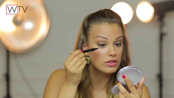 Tamara Cosic bloger makeup Wannabe 3 Make up tutorijal: Kako staviti ajlajner? 