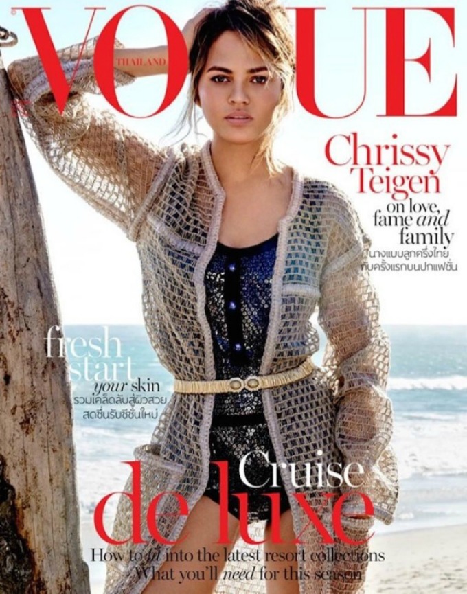 krisi tajgen vogue 1 Krisi Tajgen na naslovnici magazina Vogue
