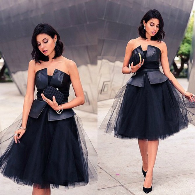 Tulle Dress Pumps Nosi CRNU kao modne blogerke