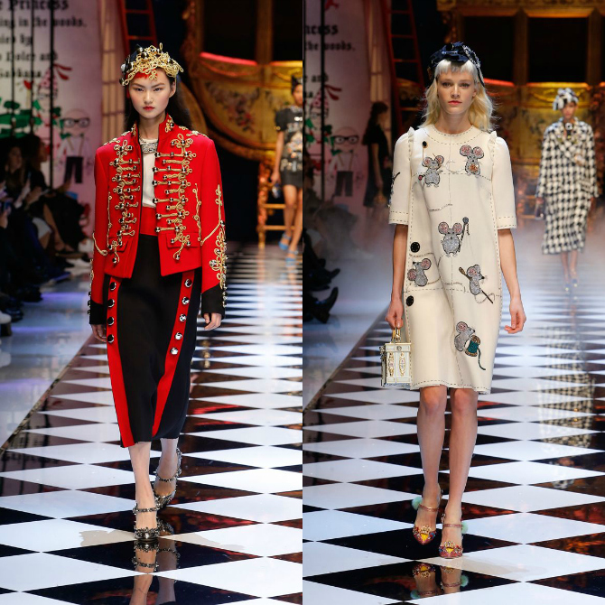 Kolaz 2 Dolce & Gabbana: Revija za MODERNE princeze