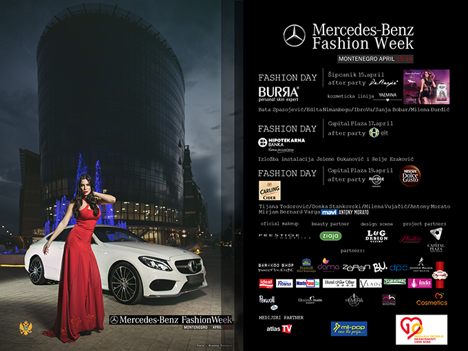 PLAKAT MBFW 19 1 Festival umetnosti, mode i dizajna: Mercedes Benz Fashion Week Montenegro