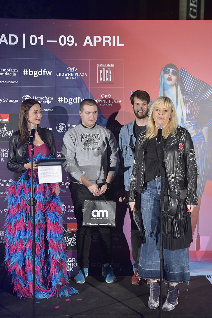 MATES i Iva Stefanovic Dodelom nagrada zatvoren 39. Black n Easy Fashion Week