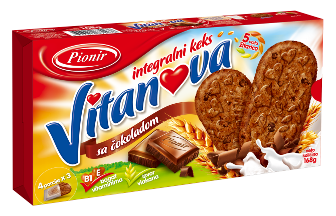 Vitanova keks sa cokoladom Vitanova keks: Uvek uz vas kada ogladnite