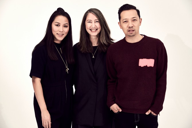 Carol Lim Ann Sofie Johansson and Humberto Leon KENZO i H&M predstavljaju novi svet kreativnosti