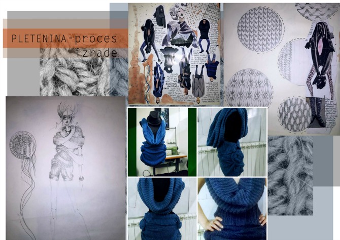 Projekat pletenina Intervju: Anja Plemić, studentkinja modnog dizajna na Univerzitetu Metropolitan