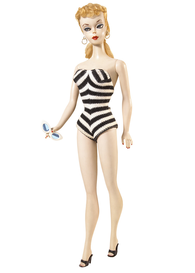 1. prva barbi lutka proizvedena 1959 Evolucija Barbi lutke