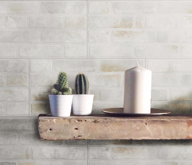 White Brick 2 Savršena zidna dekoracija za toplinu vašeg doma