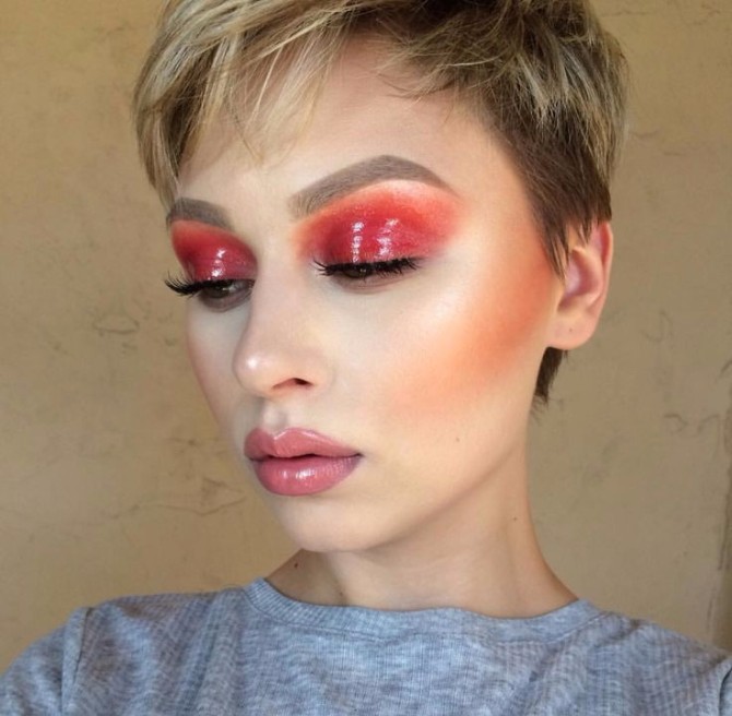 crvena senka 4 najpopularnija Makeup trenda za praznike prema Pinterest u
