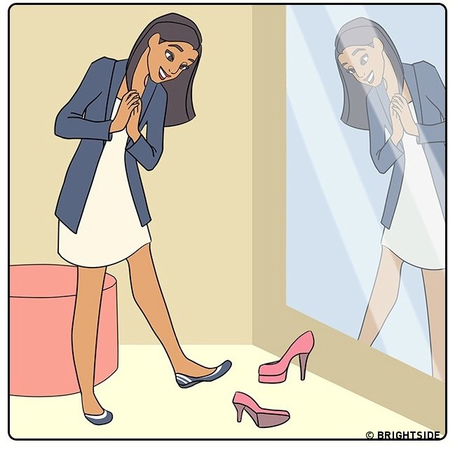 potpetice 12 12 ilustracija o tome koliko je teško nositi visoke potpetice