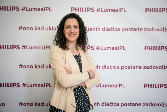 Sanja Augustinović marketing menadžer Philips Personal Care Adriatic ... Aparat za uklanjanje dlačica koji je izabralo više od million žena