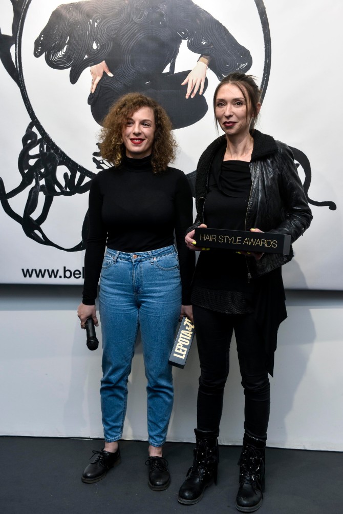 tijana jovanovic i predstavnica Schwarzkopf tima 41. Belgrade Fashion Week: Dodela Nagrada