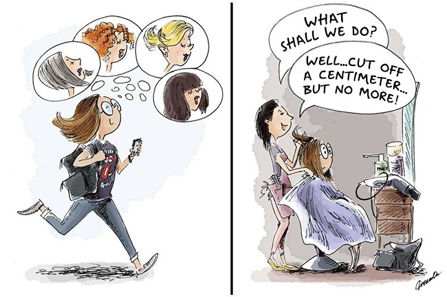 ilustracije 7 Svakodnevni izazovi savremene devojke (ILUSTRACIJE)