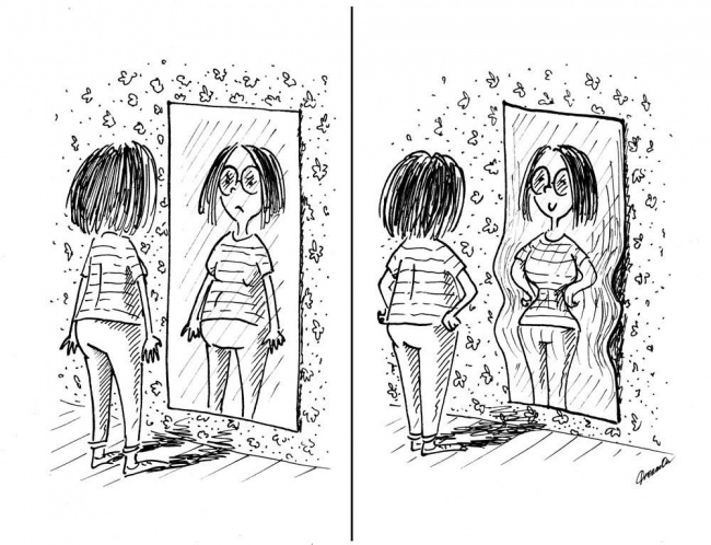 ilustracije 9 Svakodnevni izazovi savremene devojke (ILUSTRACIJE)