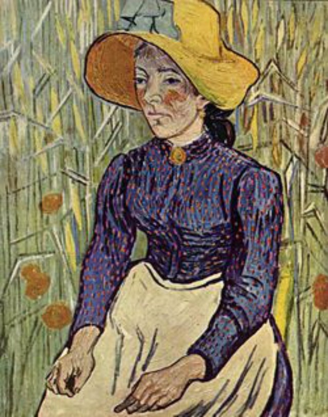 Zemljoradnica sa žitaricama u pozadini 10 najskupljih dela Van Goga