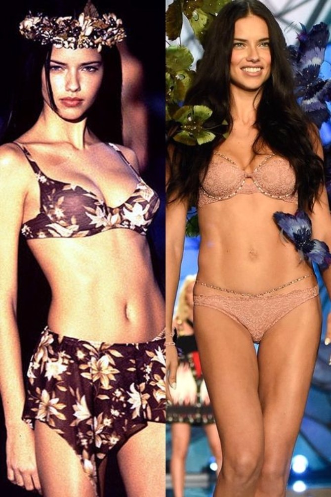 adrijana lima Victorias Secret modeli: Nekad i sad