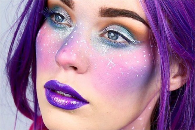 galaxy pege Čarobno i neobično: Galaxy pege su novi makeup trend