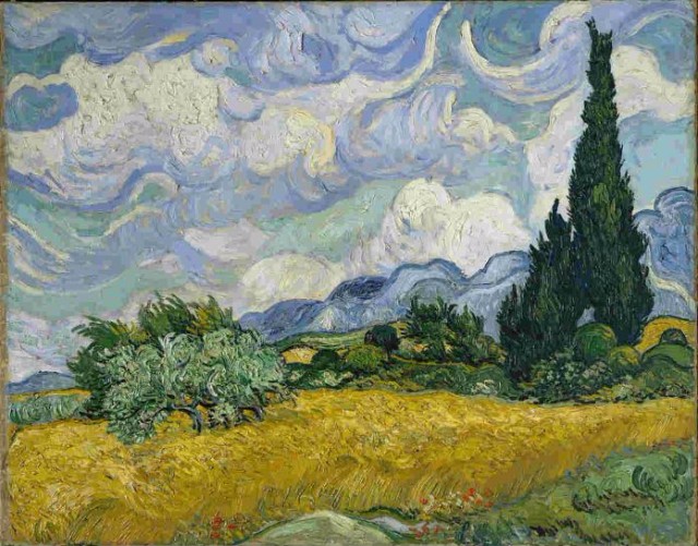 Žitno polje sa čempresima 10 najskupljih dela Van Goga