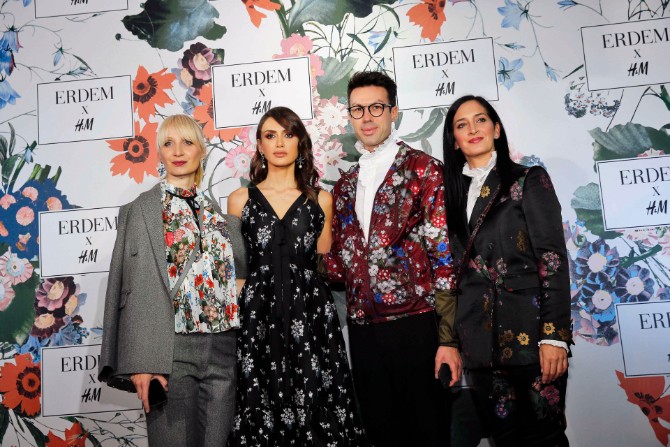 Emina Jahović sa predstavnicima kompanije HM Čaroban svet ERDEM x H&M kolekcije stigao i u Srbiju