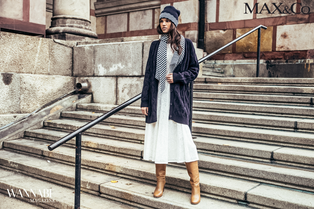 Peti stajling max co 1 Dokaz da i zimi možeš nositi belu čipkanu haljinu + kako da je stilizuješ!