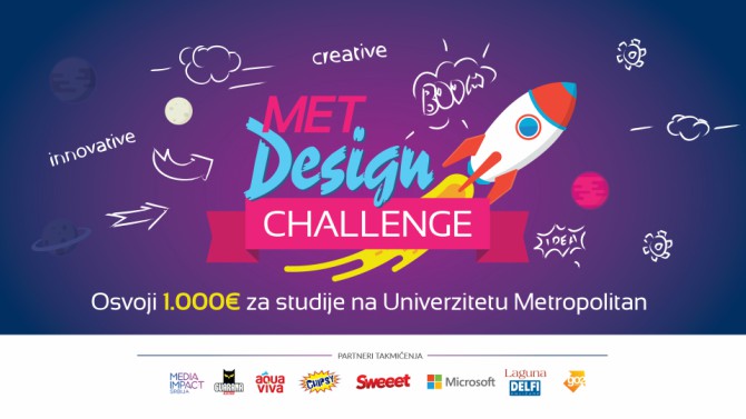 Takmičenje za srednjoškolce iz oblasti dizajna MET Design Challenge na Univerzitetu Metropolitan Takmičenje za srednjoškolce iz oblasti dizajna MET Design Challenge na Univerzitetu Metropolitan