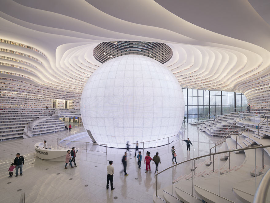 biblioteka u kini Novo svetsko čudo: Futuristička biblioteka u Kini neobičnog enterijera