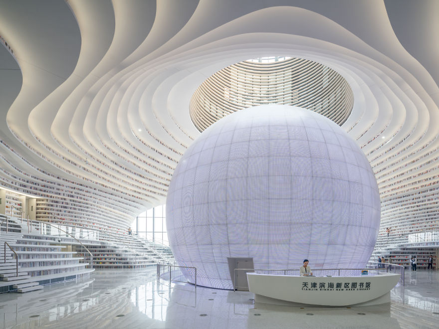biblioteka u kini3 Novo svetsko čudo: Futuristička biblioteka u Kini neobičnog enterijera
