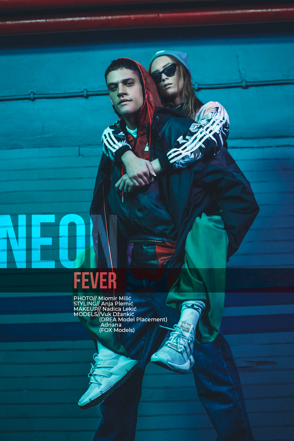 NASLOVNAadidas Wannabe editorijal: Neon Fever