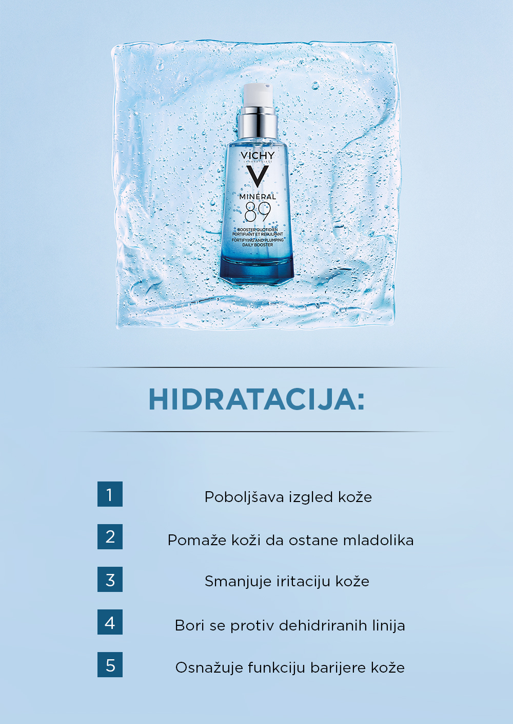 hidratacija Vichy Minéral 89