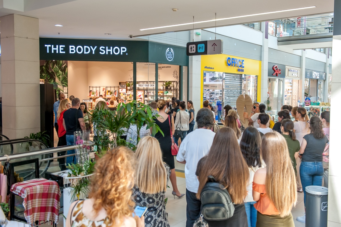 Sa današnjeg otvaranja The Body Shop prodavnice u Delta City tržnom centru The Body Shop je stigao i u Delta City tržni centar!